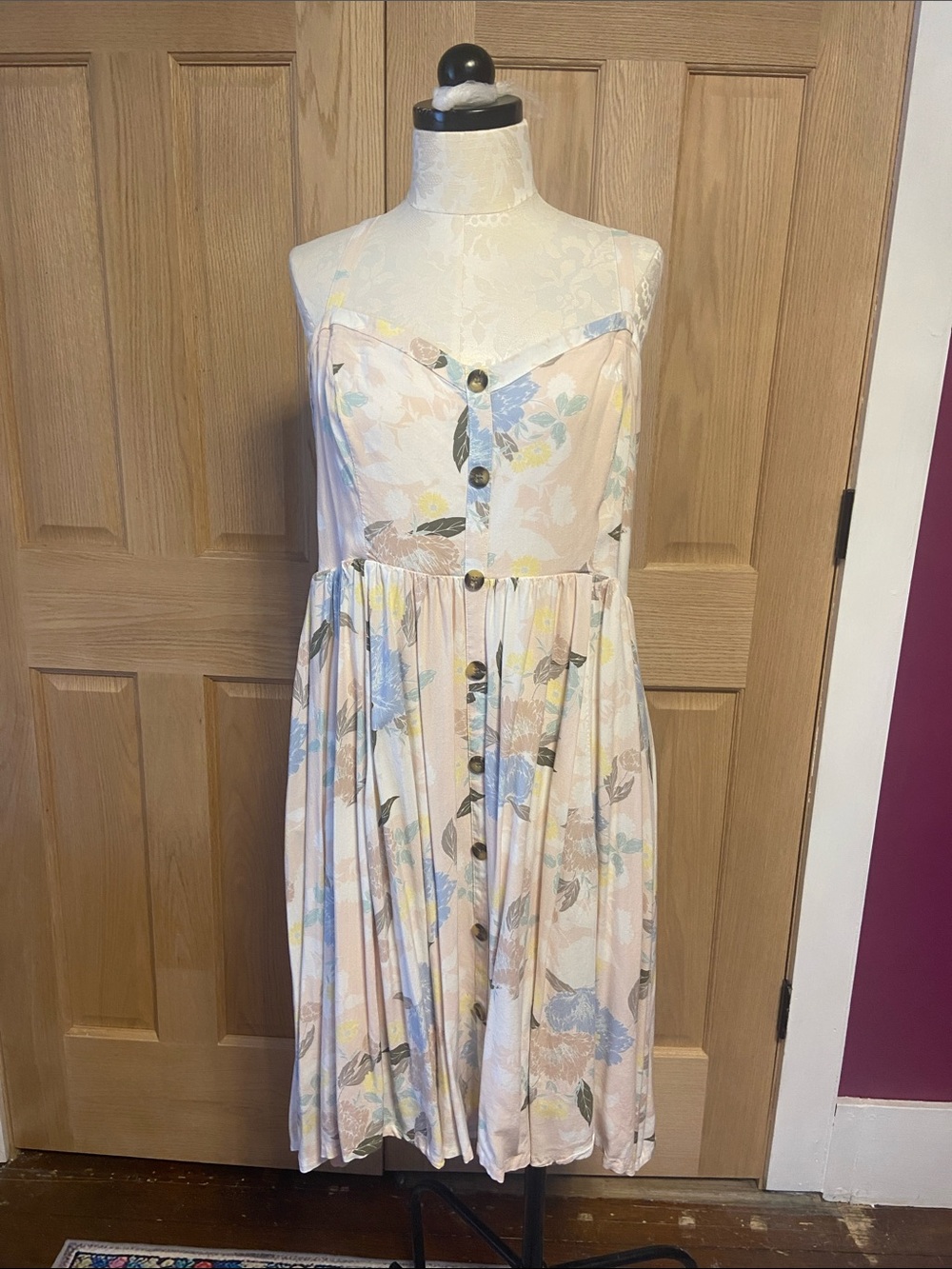 torrid Strapless Pastel Floral Sundress